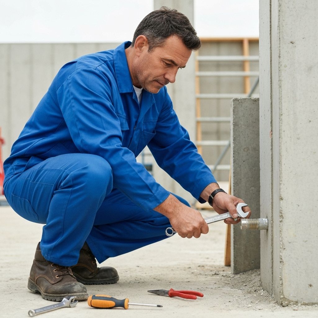 Profesionist meseriaș la lucru